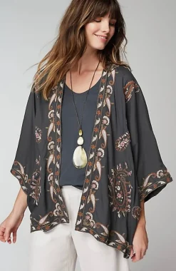 Paisley-Embroidered Soft Jacket | Jjill