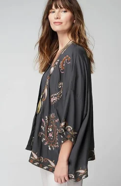 Paisley-Embroidered Soft Jacket | Jjill