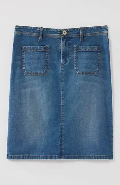 Patch-Pocket Skirt | Jjill