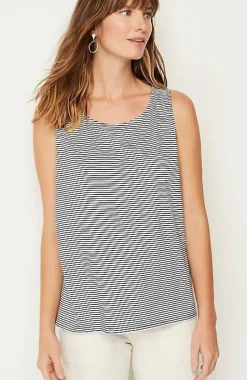 Pima-Stretch Knit Tank | Jjill