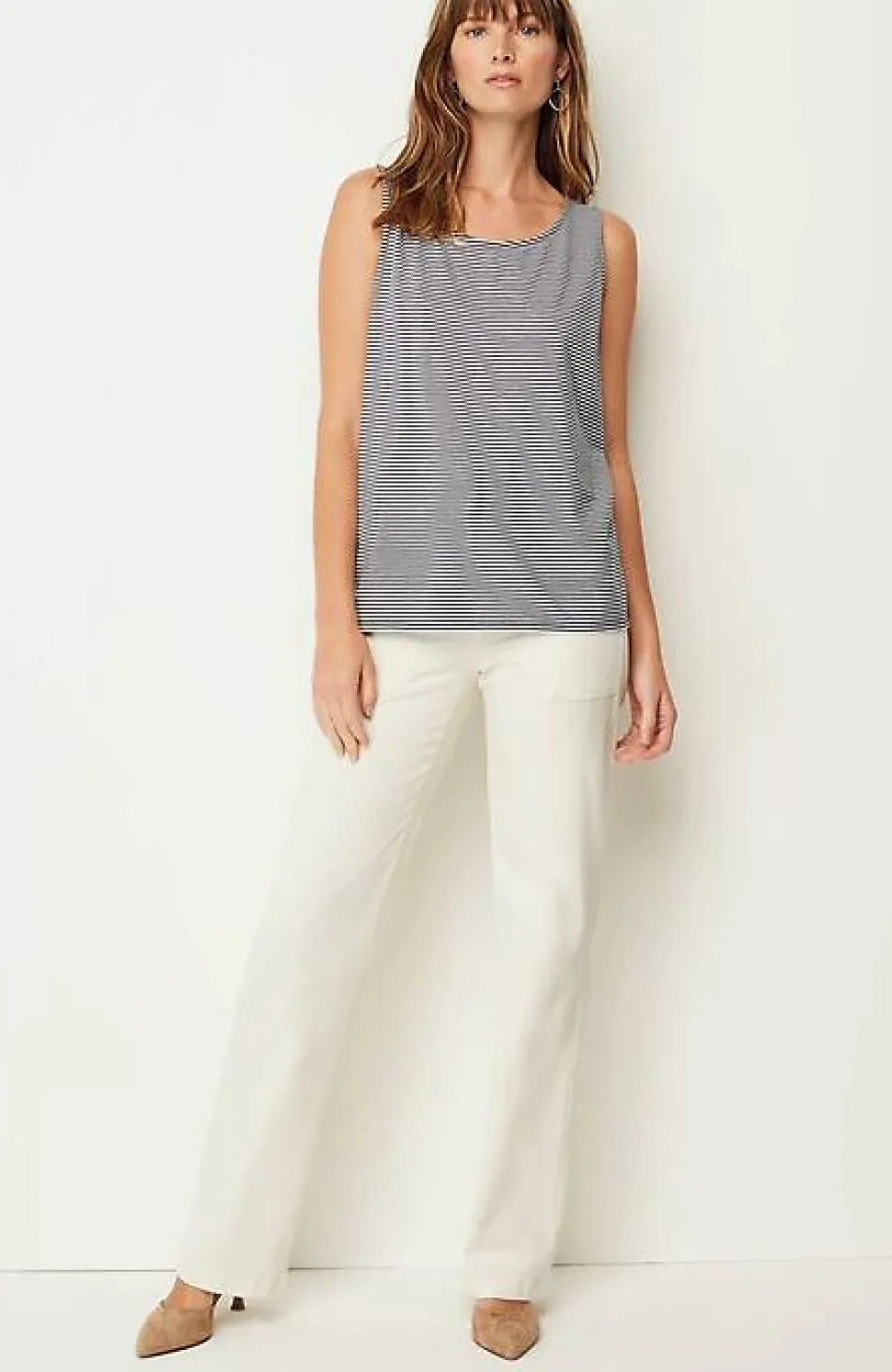 Pima-Stretch Knit Tank | Jjill