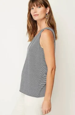 Pima-Stretch Knit Tank | Jjill