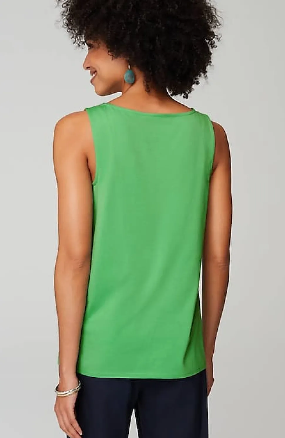 Pima-Stretch Knit Tank | Jjill