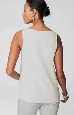 Pima-Stretch Knit Tank | Jjill