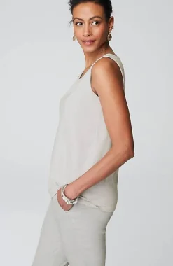 Pima-Stretch Knit Tank | Jjill