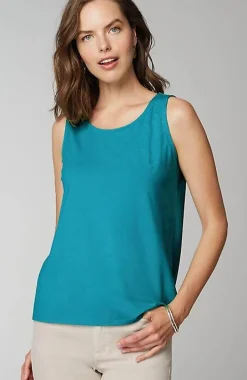 Pima-Stretch Knit Tank | Jjill