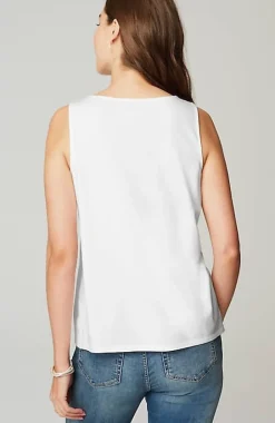 Pima-Stretch Knit Tank | Jjill