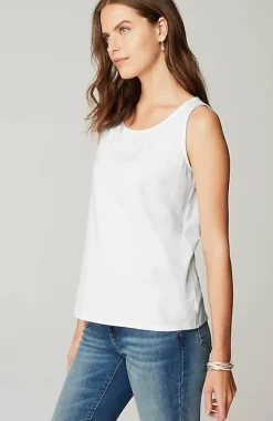 Pima-Stretch Knit Tank | Jjill