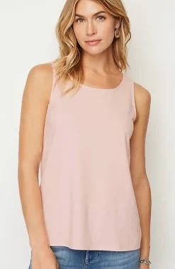 Pima-Stretch Knit Tank | Jjill