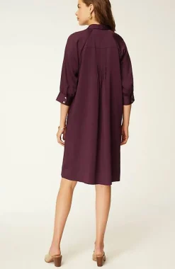 Pintucked A-Line Shirtdress | Jjill