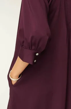 Pintucked A-Line Shirtdress | Jjill