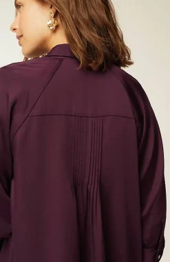 Pintucked A-Line Shirtdress | Jjill