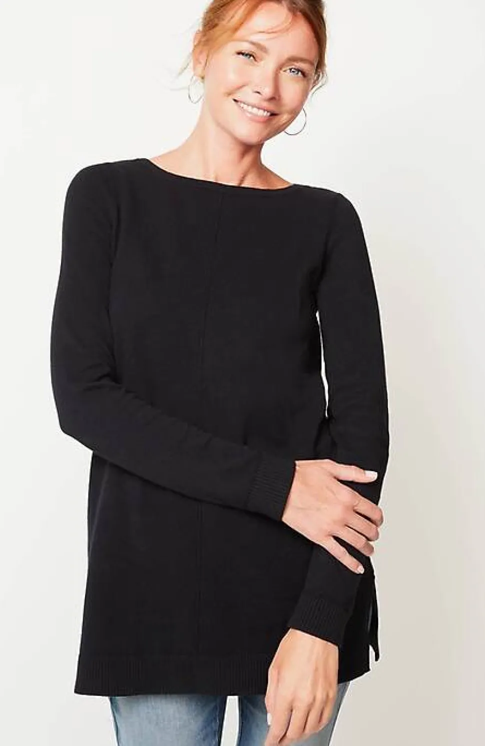Pintucked Sweater-Tunic | Jjill