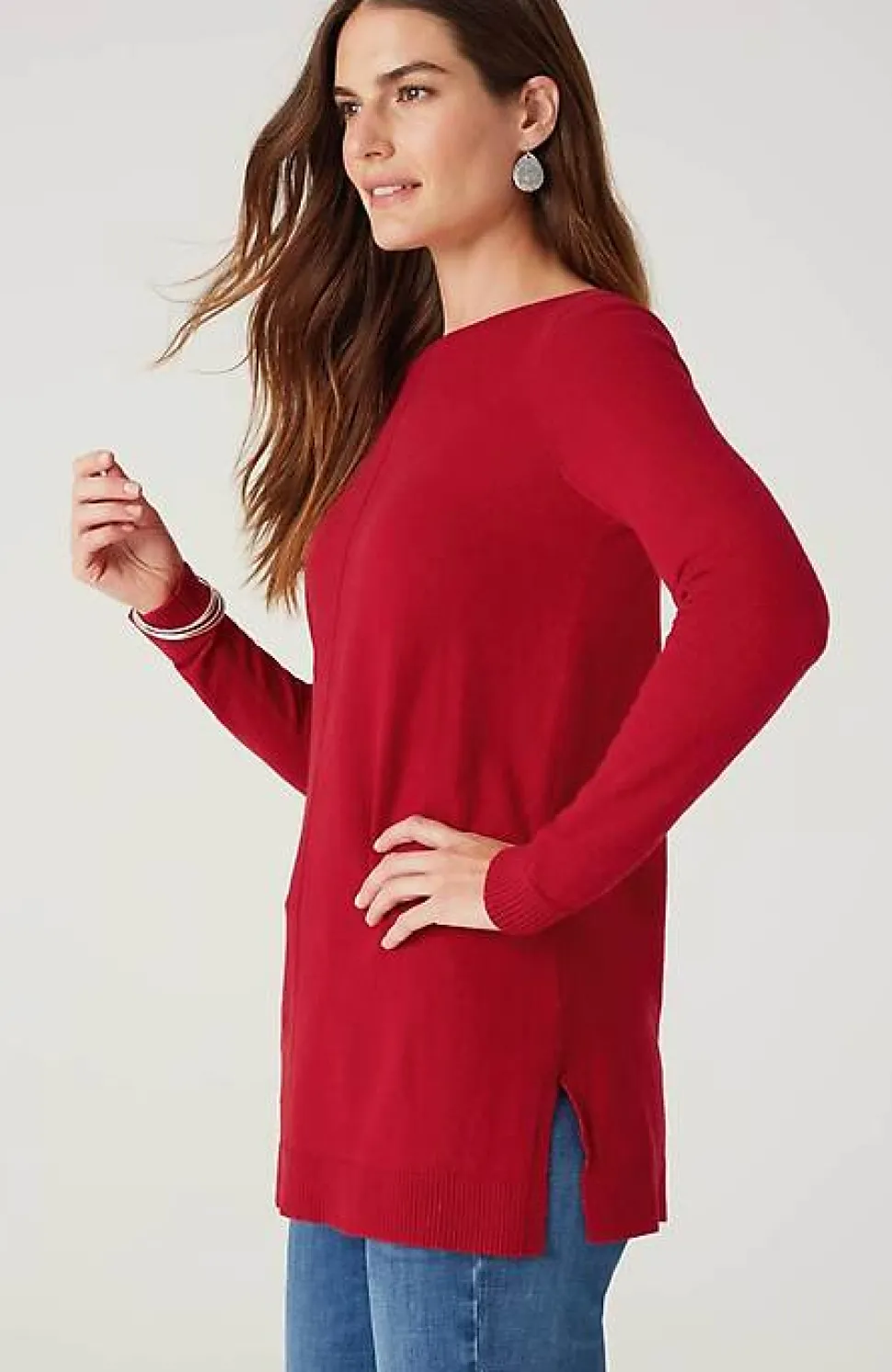 Pintucked Sweater-Tunic | Jjill