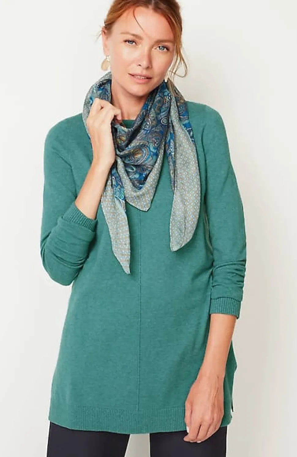 Pintucked Sweater-Tunic | Jjill