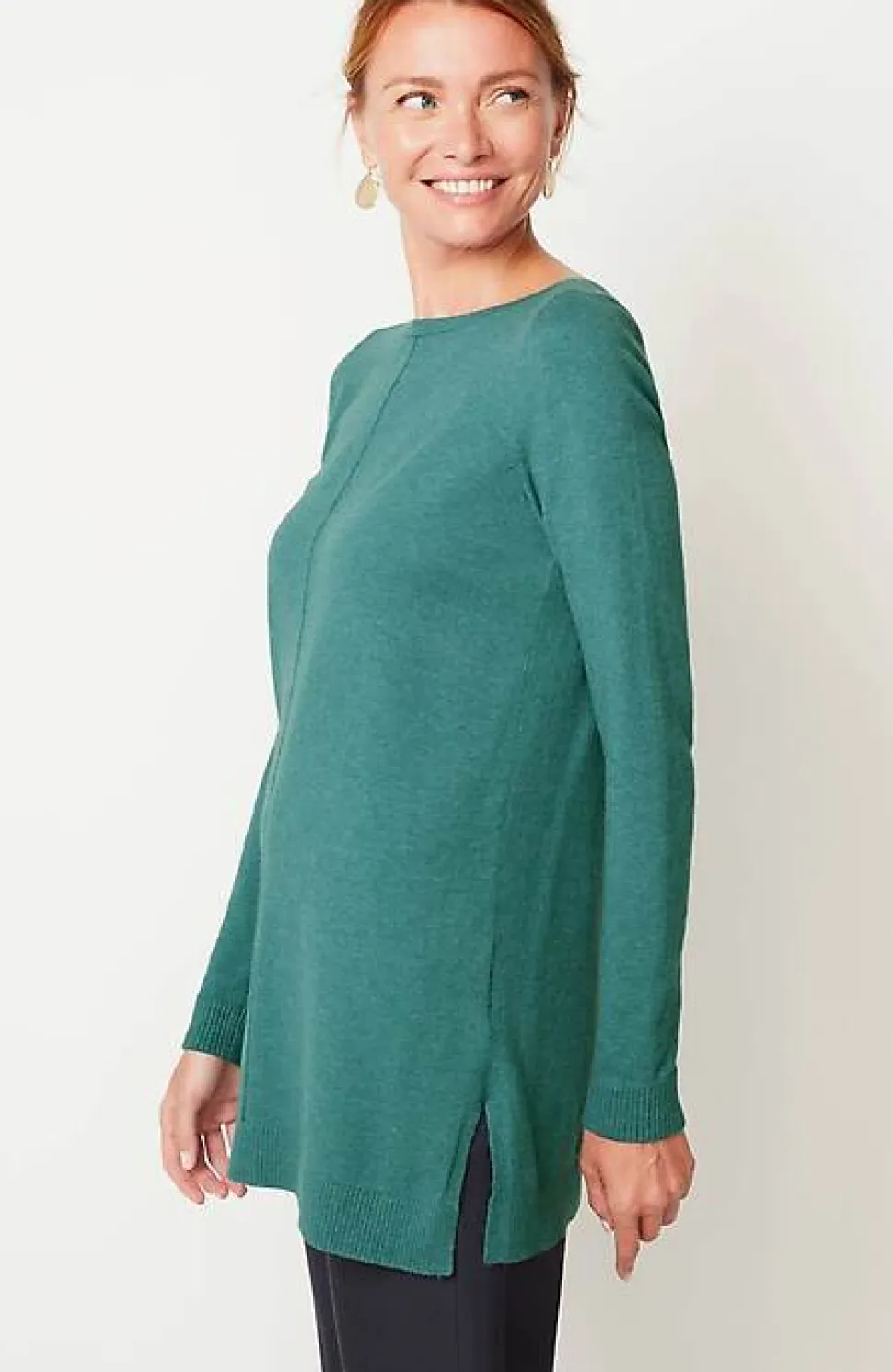Pintucked Sweater-Tunic | Jjill
