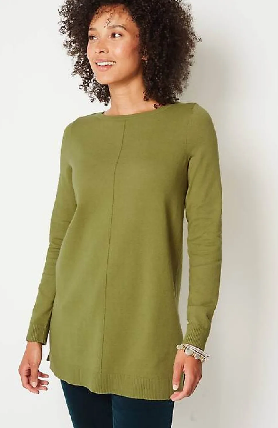 Pintucked Sweater-Tunic | Jjill