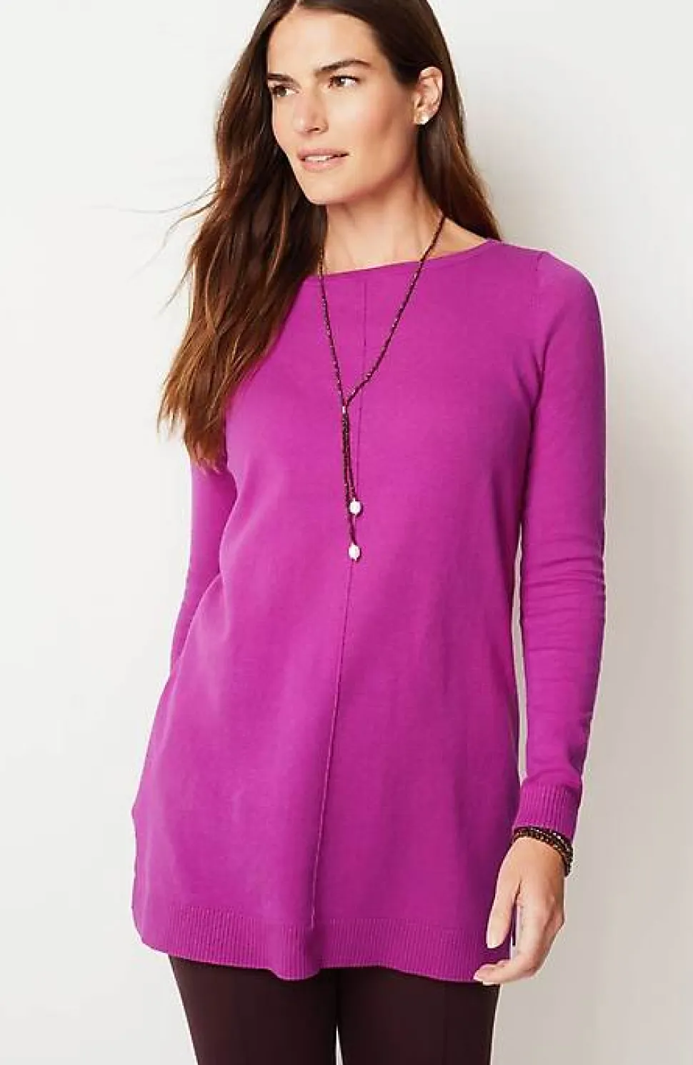 Pintucked Sweater-Tunic | Jjill