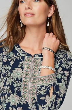 Piped Paisley Tunic | Jjill