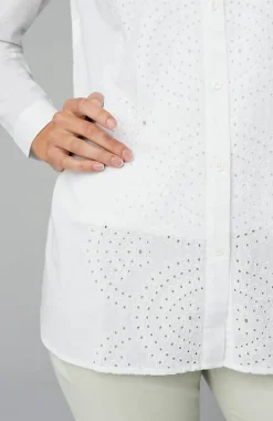 Placed-Eyelet Tunic | Jjill