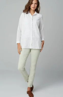 Placed-Eyelet Tunic | Jjill