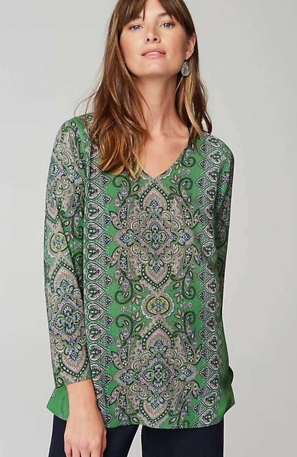 Placed-Paisley Top | Jjill