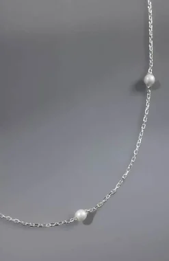 Placed-Pearl Sterling Necklace | Jjill