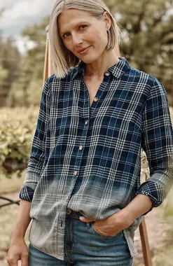 Plaid Button-Front Tunic | Jjill