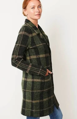 Plaid Notch-Collared Topper | Jjill