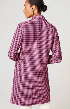 Plaid Notched-Collar Jacket | Jjill