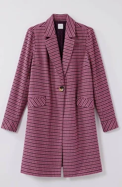 Plaid Notched-Collar Jacket | Jjill