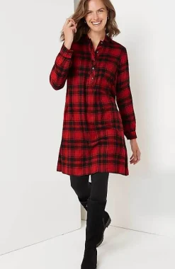 Plaid Shirtdress | Jjill