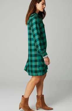 Plaid Shirtdress | Jjill