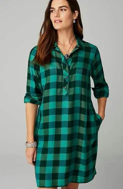 Plaid Shirtdress | Jjill