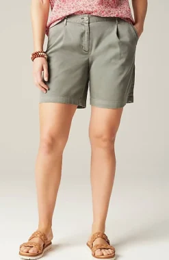 Pleated Shorts With Rope Belt | Jjill