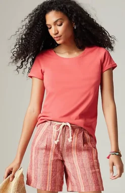 Pleated Shorts With Rope Belt | Jjill