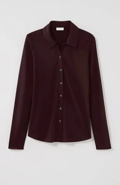 Ponte Knit Shirt | Jjill