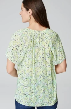 Printed Voile Top | Jjill