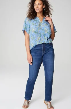 Printed Voile Top | Jjill