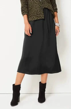 Pull-On Midi Skirt | Jjill
