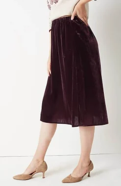 Pull-On Midi Skirt | Jjill