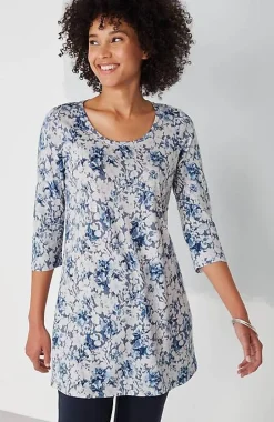 Pure Jill Ballet-Sleeve Tunic | Jjill