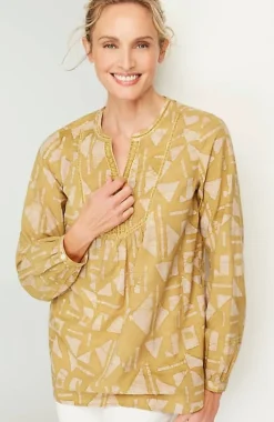 Pure Jill Batik-Printed Tunic | Jjill