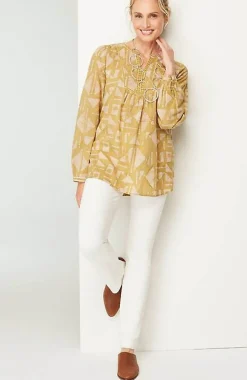 Pure Jill Batik-Printed Tunic | Jjill