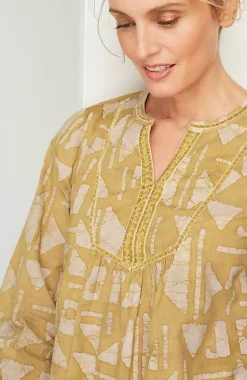 Pure Jill Batik-Printed Tunic | Jjill