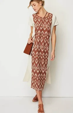 Pure Jill Belted Ikat Dress | Jjill
