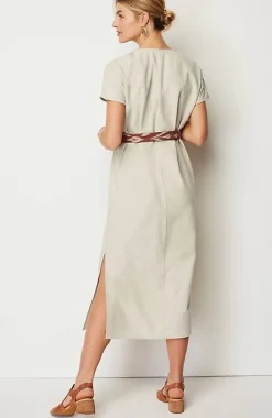 Pure Jill Belted Ikat Dress | Jjill