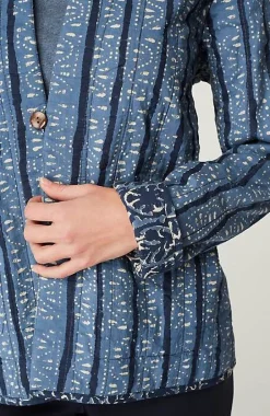 Pure Jill Block-Printed Reversible Jacket | Jjill