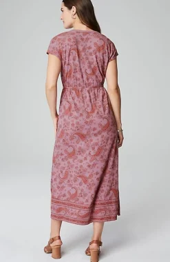 Pure Jill Border-Print Maxi Dress | Jjill