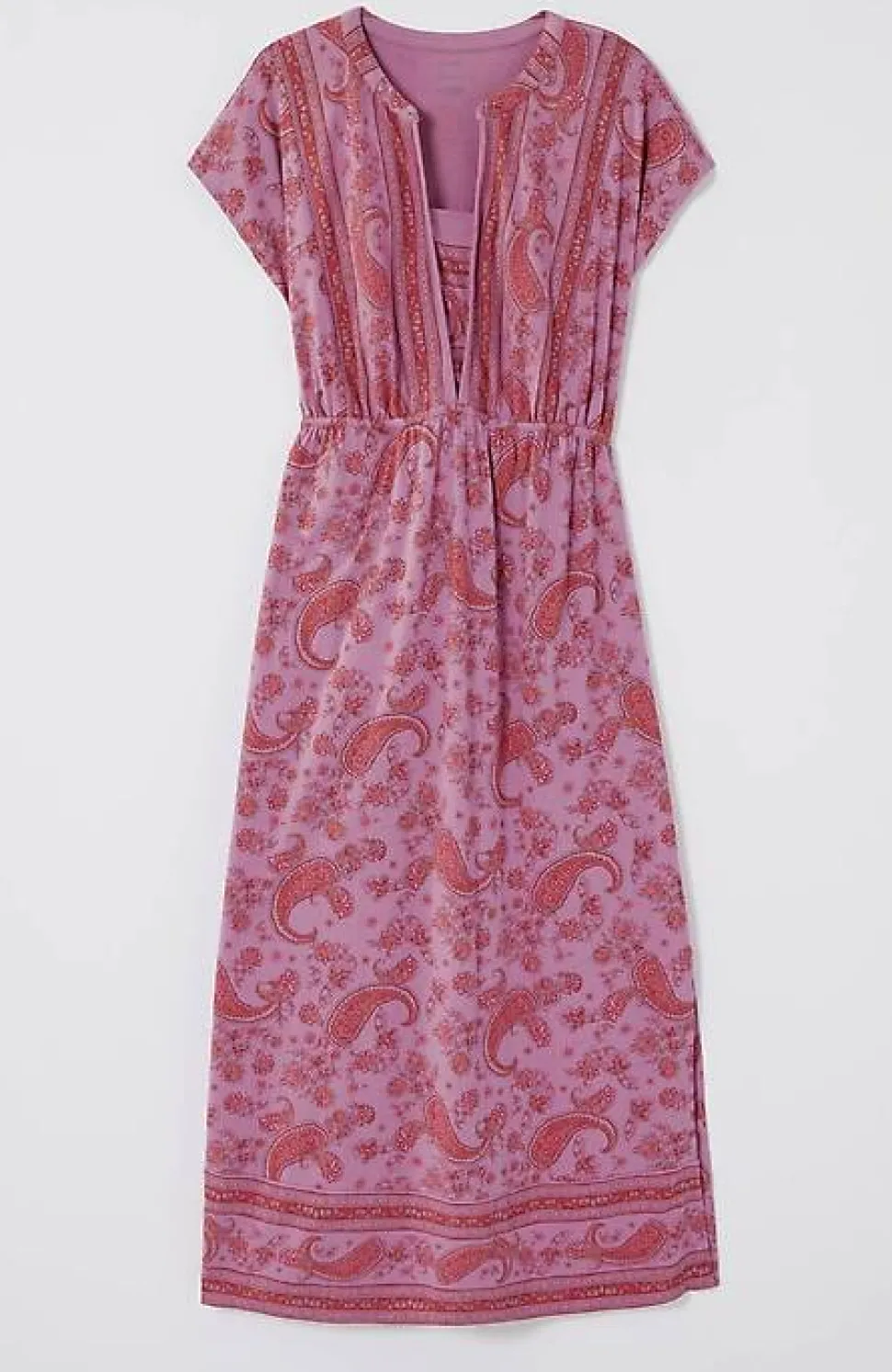 Pure Jill Border-Print Maxi Dress | Jjill